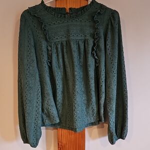 Elegant Green Women's Top